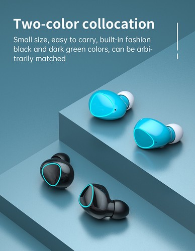 For Samsung Galaxy Phone 2-Pairs Bluetooth 5.0 Earbuds Headsets Couple Earphones - Zdjęcie 4 z 17