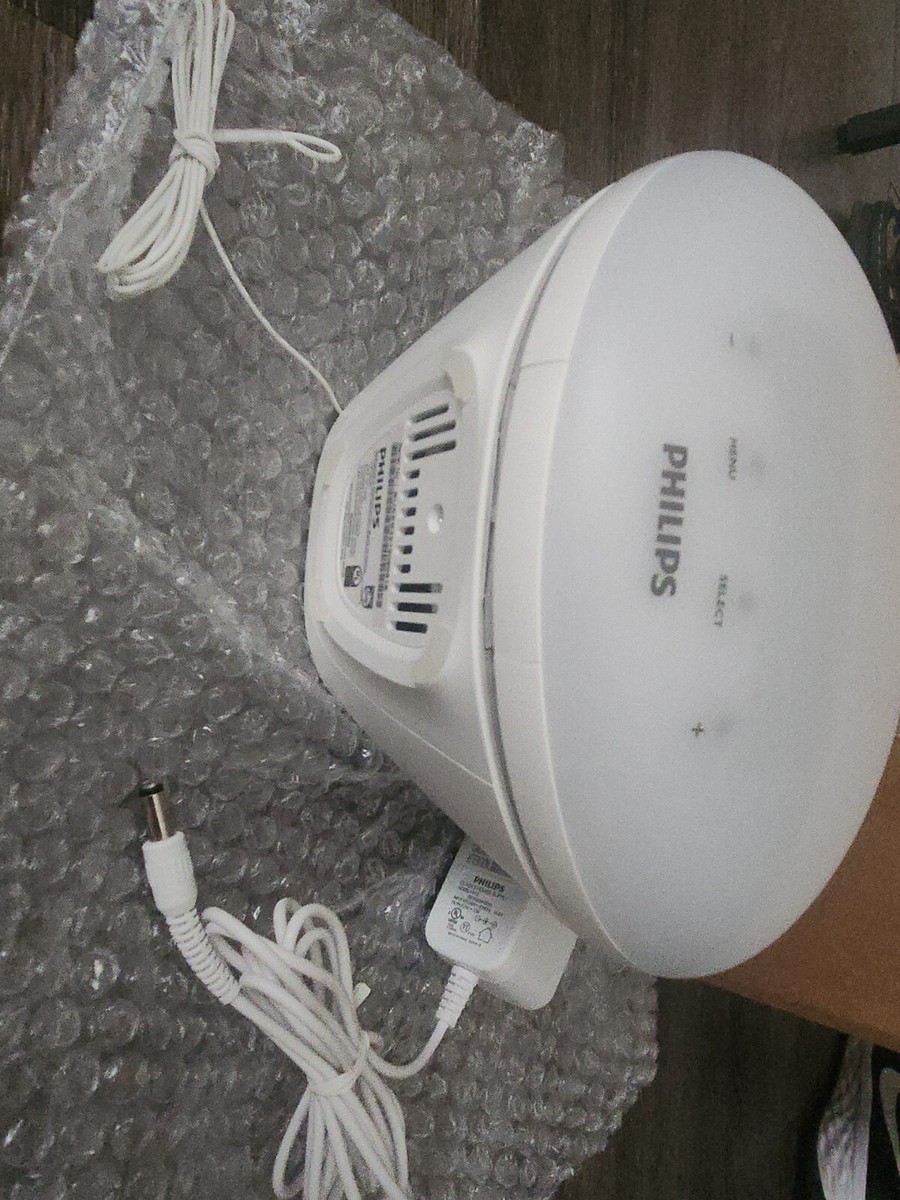 Philips Wake-Up Light Alarm Clock with Sunrise Simulation and