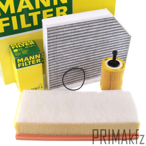 MANN pollen filter air filter oil filter for Audi A4 A5 Q5 1.8 2.0 TFSI TDI - Picture 1 of 5
