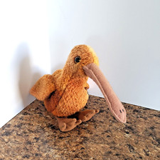 TY Beanie Baby BEAK the Kiwi Bird 5.5" with Tags Stuffed Animal Toy 1998 Retired