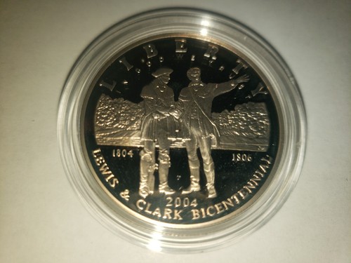 2004 U.S. Mint Lewis and Clark Bicentennial PROOF Silver Dollar w/COA & OGP DDR! - Picture 13 of 17