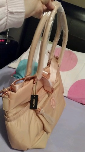 MIMCO Splendiosa Baby Bag Pancake Rose Gold Pink Nappy Travel Gym Lucid - Picture 2 of 6