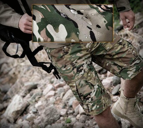 Pantalones Cortos de Combate Impermeables para Hombres Ejército Militar Pantalones de Carga Urbanos Informales Camuflaje - Imagen 11 de 28