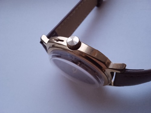 ☭ Watch Slava 26 jewels USSR Vintage Soviet *SERVICED* Gold Plated - Picture 10 of 14