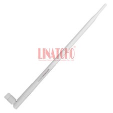 White RP SMA Male Connector 2.4GHz 9DB High Gain WIFI WLAN Router Signal Antenna