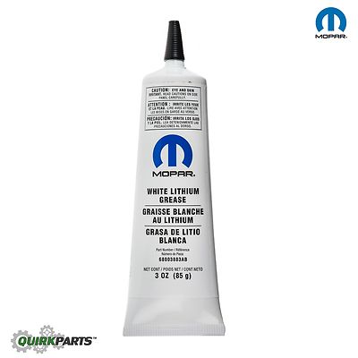 CHRYSLER DODGE JEEP FIAT WHITE LITHIUM GREASE MULTI PURPOSE 1-3OZ TUBE OE MOPAR