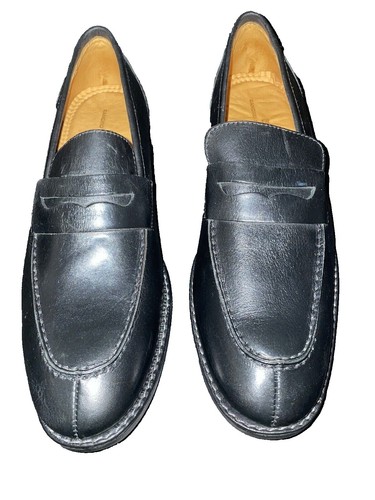 Sandro Moscoloni Clay Slip-On Black Suede Loafers Mens 9D USA Pre-owned With Box Sandro Moscoloni Clay Slip-On Black Suede Loafers Mens 9D  main image 3