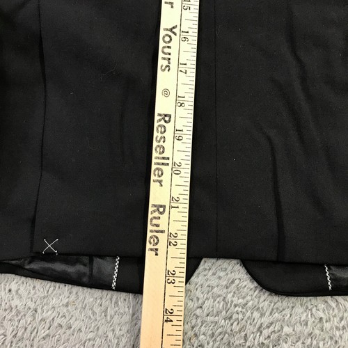 John Varvatos Blazer Boys 10 R Wool Black Sport Coat Jacket Casual Youth Kids - Picture 7 of 12