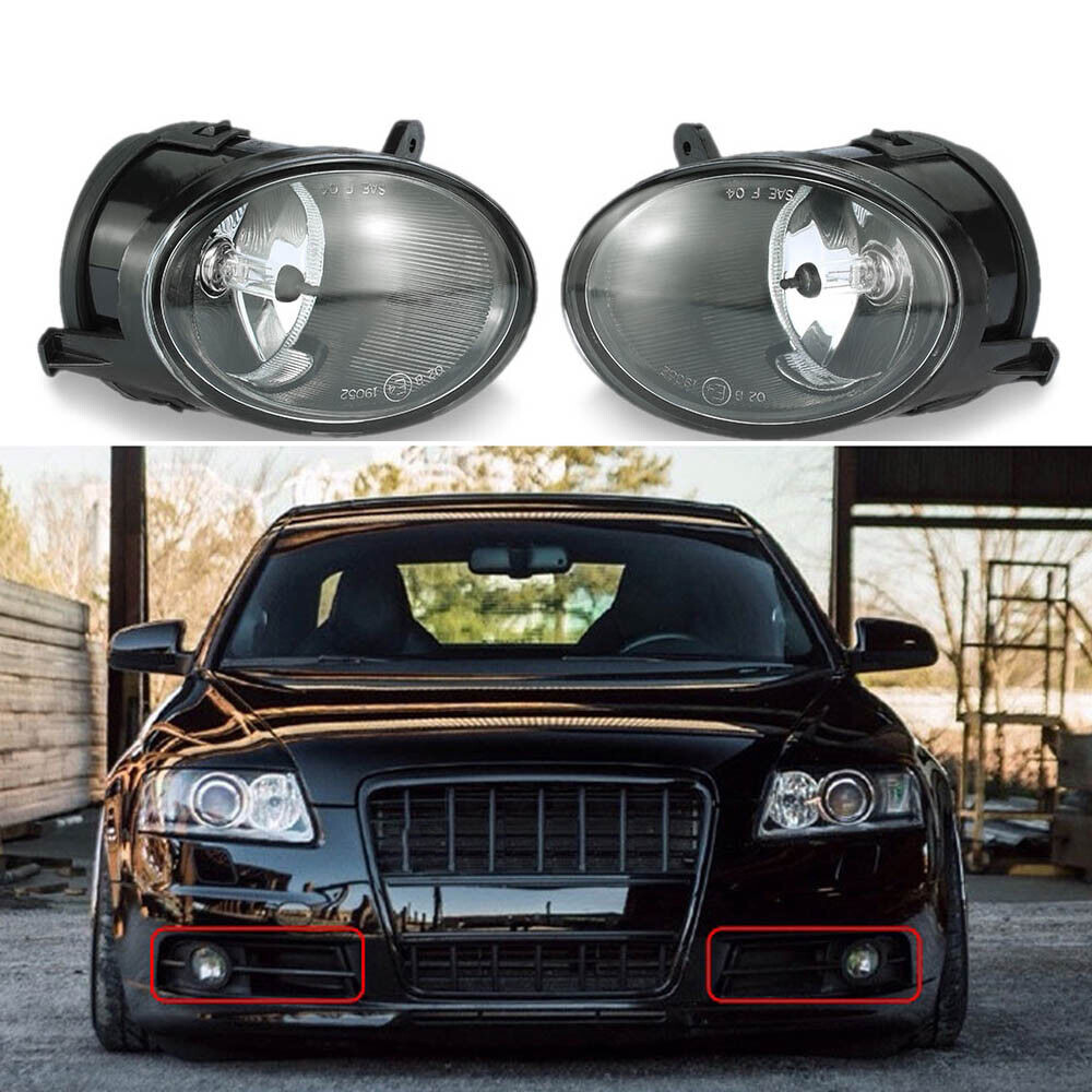 2x Driving Front LED Fog Light lamp Left+Right Bumper for Audi A6 C6 2005-2008
