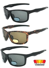 Polarized Bifocal Vision Reader Reading Glasses Sunglasses Smoke or Amber Lens