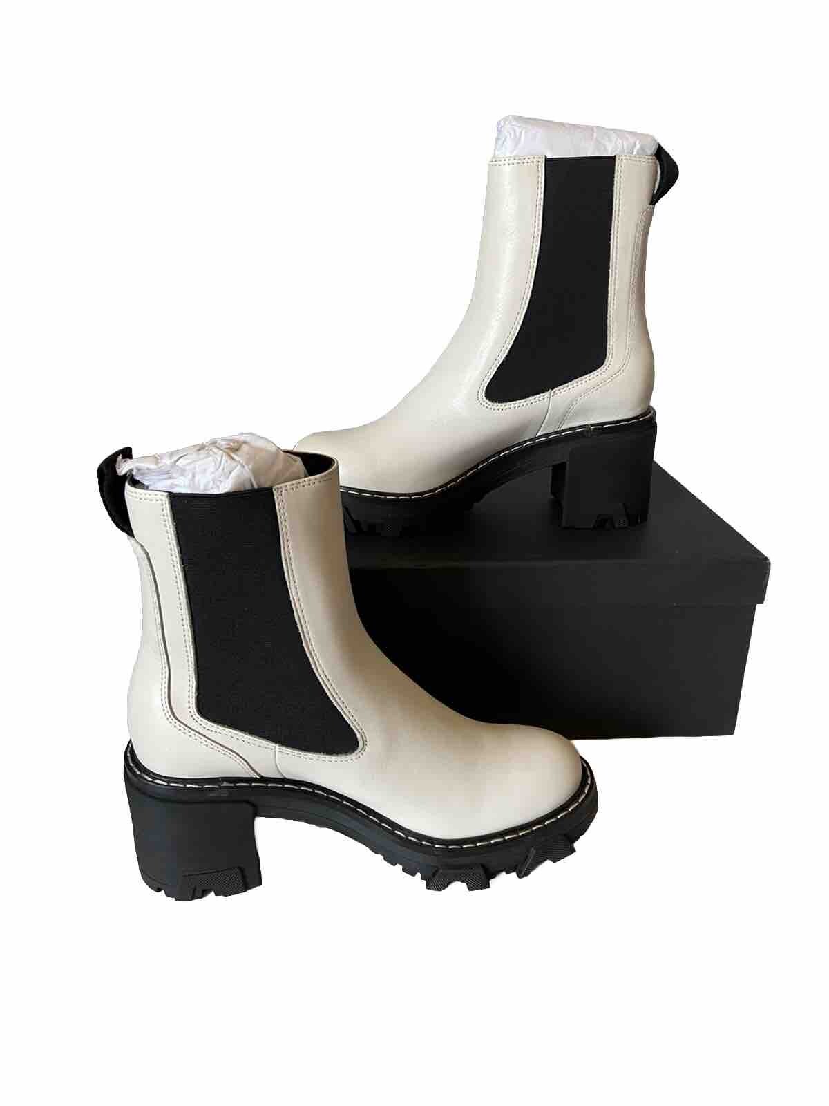 SAOLA Stivali Rag & Bone Chelsea Shiloh Mid US 8 5 suola bianca antica grossa nuovi con scatola $550