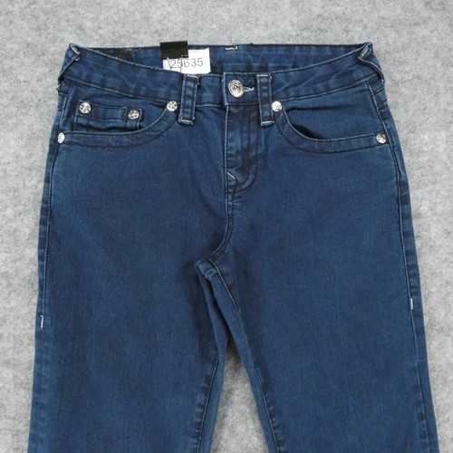 True Religion Jeans Girls 14 Geno Relaxed Slim Mid Rise Med Wash - Picture 2 of 18