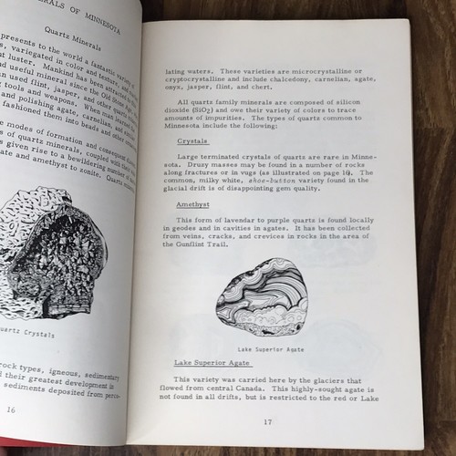 Guide To Mineral Collecting In Minnesota 1966 G R Rapp Jr Paperback U of M - Imagen 4 de 8