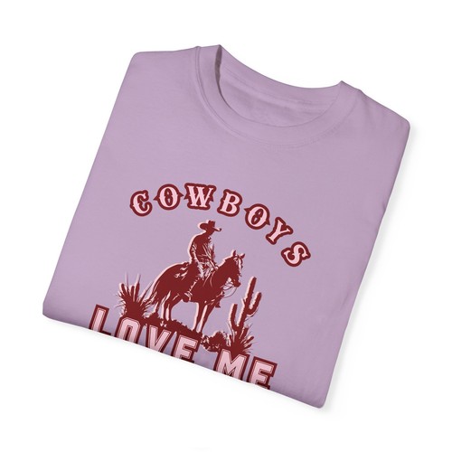 Cowboys Love Me Western Cowgirl Soft Tee Texas Country Girl Shirt - Picture 19 of 19