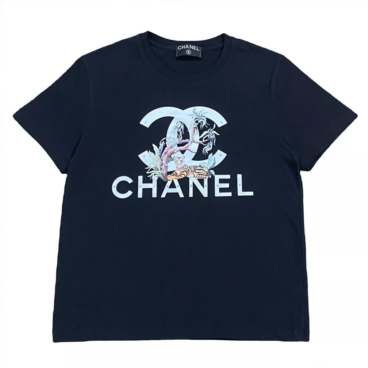 chanel tshirts  Chanel t shirt, Chanel t shirts women, Chanel tshirt