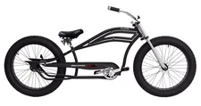 Fat Tire 26" x 4 Stretch Beach Cruiser Bicycle Chopper Style Recreational Bike