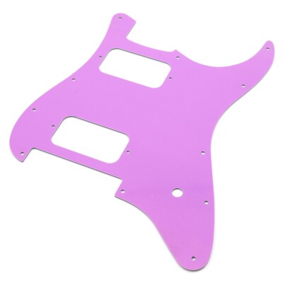 11 Holes HH Guitar Pickguard for FD Tom Delonge Strat Style Guitar 4ply Purple