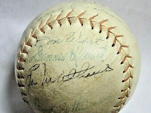 Detroit Tigers 1968 Team Signed Autographed Baseball Norm Cash Mayo Smith Kaline - Picture 7 of 12