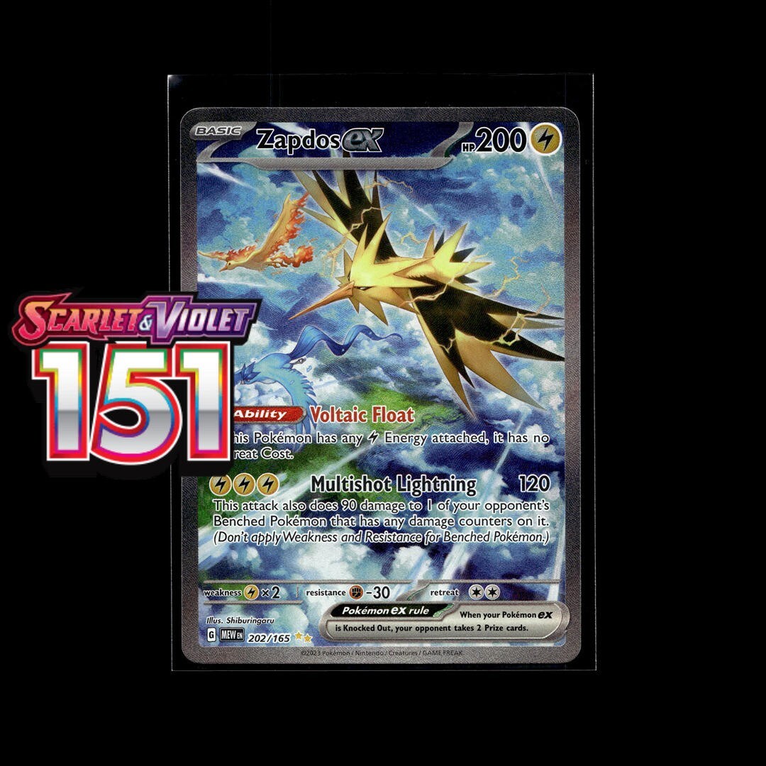 Pokemon 151 Cards! Holo/Reverse Holo Ex Illustration Ultra Double Rare Card!