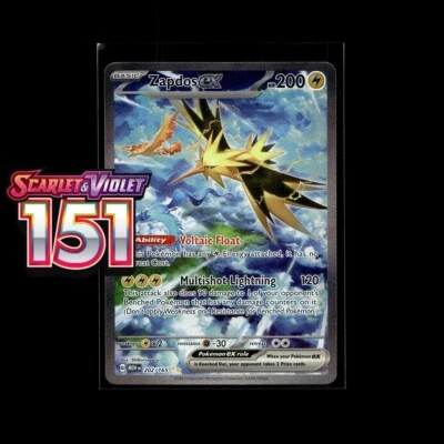 Zapdos ex Pokémon TCG Cards for sale