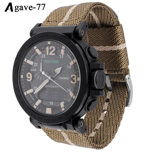 24mm Nylon Strap Watch Band For Casio PRW-6600 PRG-600 PRG-650/650Y GA-2000 New - Picture 18 of 27