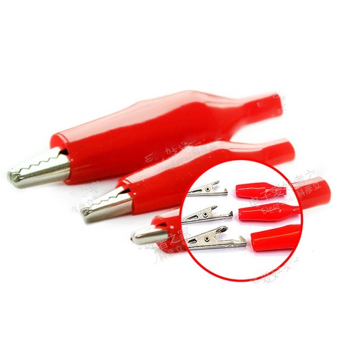 Cable de medición pinza de cocodrilo pinza de cocodrilo en ambos lados cable abrazaderas de cocodrilo aisladas - Imagen 5 de 33