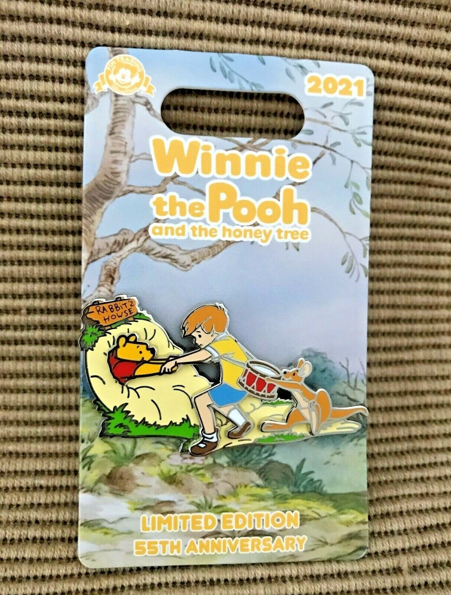 New 2021 Disney Parks Winnie The Pooh & Honey Tree Pin Set
