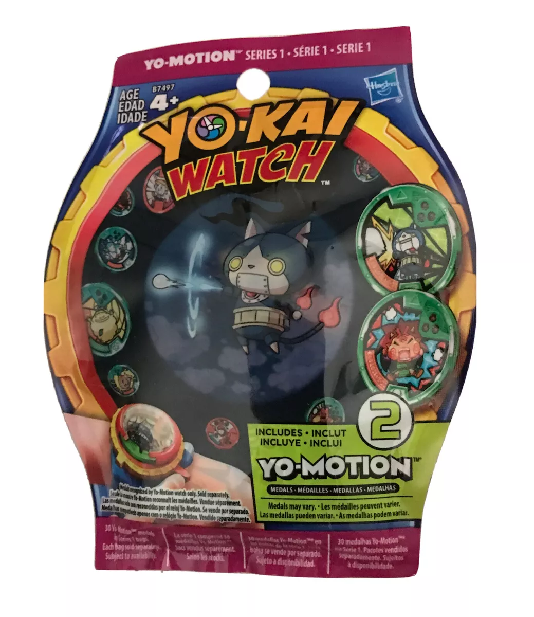 Yo-Kai Watch Yo-Motion Series 1 YoKai 1 Blind Pack 2 Medals Hasbro NEW  Sealed