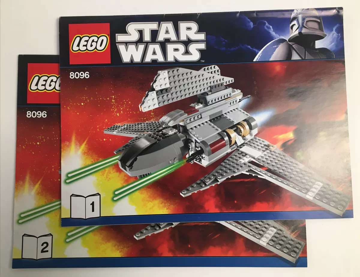 LEGO Star Wars 8096 Instruction Book Manual Volume &amp; 2 Palpatine&#039;s Shuttle eBay