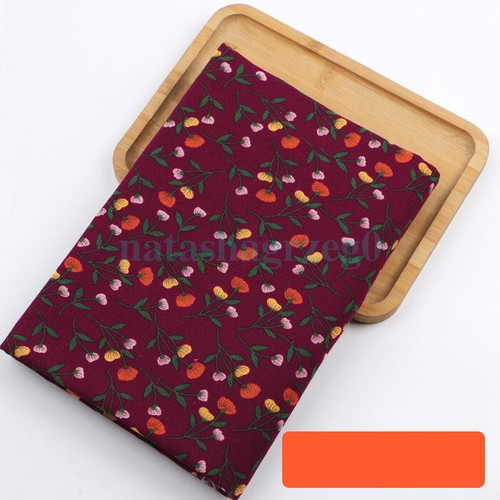 NEW 2025 Floral Cotton Fabric Print Cloth For DIY Trousers Shirts Skirts Soft 1M - Picture 23 of 34