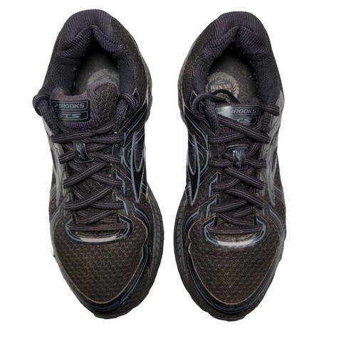 Brooks B068 Adrenaline Gts 16 schwarz Mesh Schnürschuhe Laufschuhe Damengröße 8,5