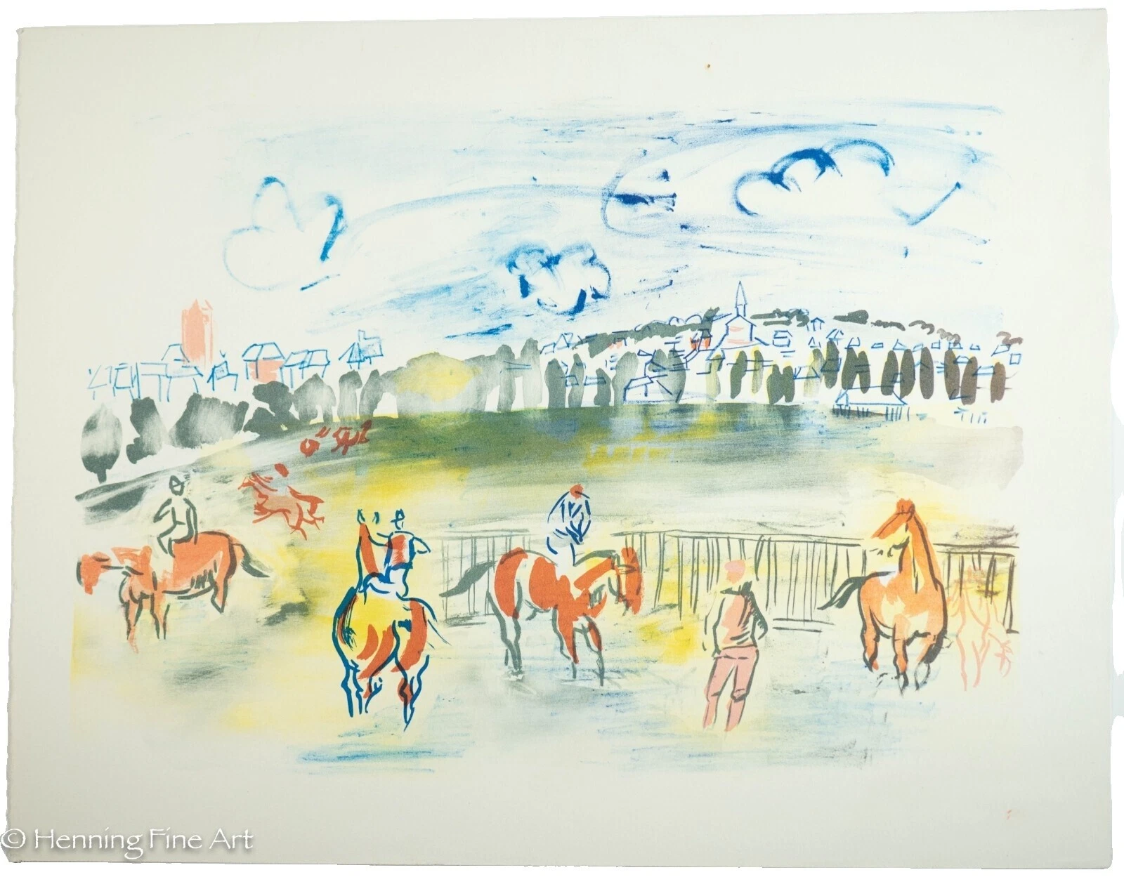 Raoul Dufy impresiones artísticas de paisaje