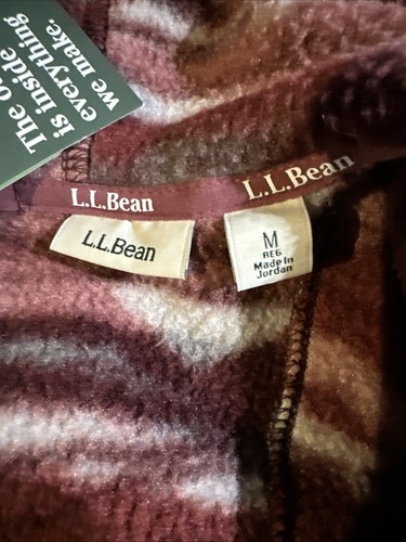 L.L. Bean Katahdin Fleecejacke Damen Größe M 1/2 Zip Pullover Mehrfarbig Camouflage - Bild 9 von 13