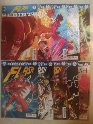 The Flash (2016) #1-9 + Rebirth #1. Joshua Williamson, Carmine Di Giandomenico. - Picture 1 of 11