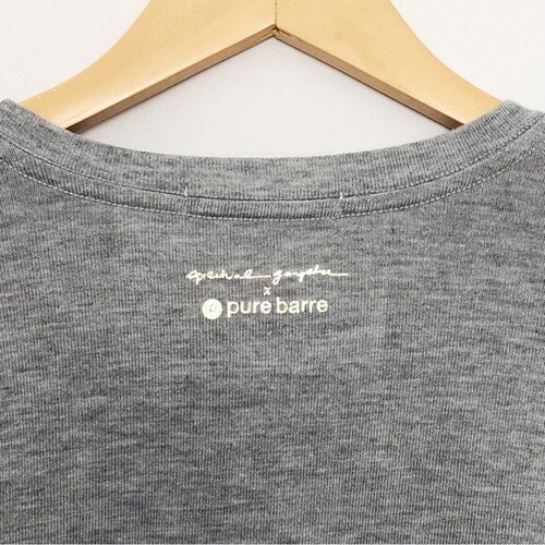 Spiritual Gangster Pure Barre Love Crewneck Savasana Sweatshirt Women’s XS Grey - Picture 6 of 9