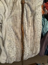 Rustic Carved Walking Stick With Snake Wrapped
