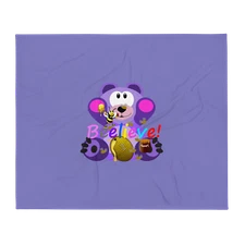 Beelieve Honey Inspirational Throw Blanket