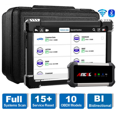 10inch Bluetooth Scanner OBD2 Full System Bi-directional Control Diagnostic Tool