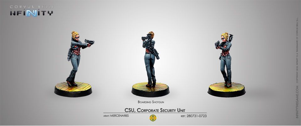 Thumbnail - Infinity Mercs Csu Corporate Security Unit (boarding Shotgun) Corvus