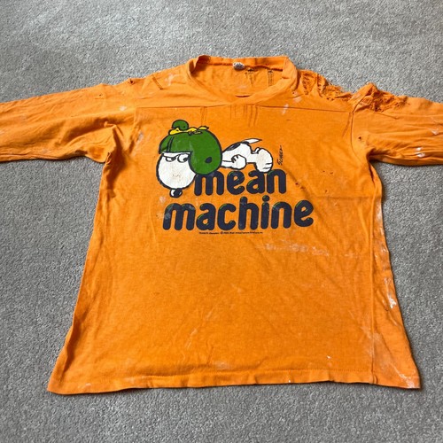 Vintage Snoopy Shirt Adult Large Woodstock 60s Thrashed Peanuts Distressed USA * - Picture 7 of 24