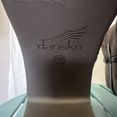 DANSKO Hartley Chocolate Nubuck Leather Ankle Boots Shoes Size 40 (9-9.5) - Picture 7 of 12