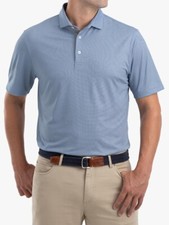 JOHNNIE-O Men's Robben Prep-formance Polo Shirt in Twilight Men's Size M NWT
