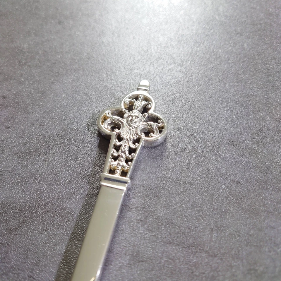 Cuchillo de mesa renacentista Cardeilhac Christofle 1 pieza plata de ley 925 excelente Foto 3 de 4