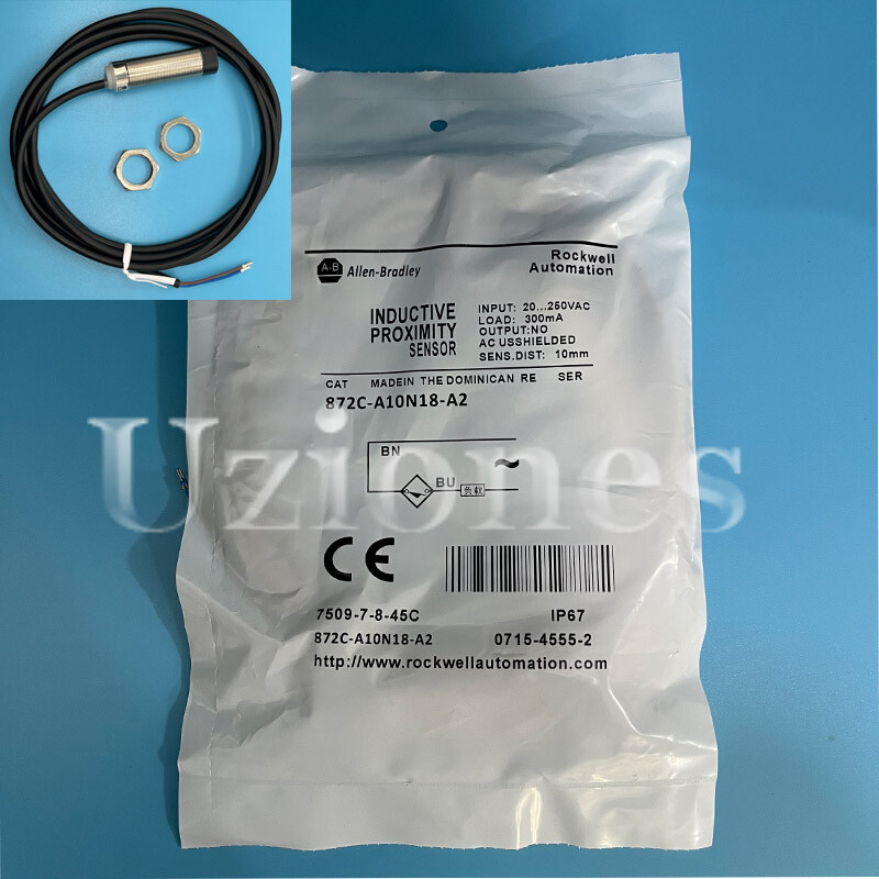 For Allen Bradley 872C-A10N18-A2 Inductive Proximity Switch 10mm 20-250VAC 300mA