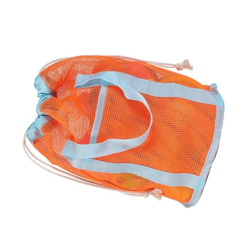 Mesh Beach Bag Seashells Storage Bag Large Capacity Beach Handbag Sand Toy Bag - Picture 6 of 14