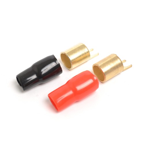 Copper 0 Gauge Wire Crimp Terminals 0 Gauge Terminals Spade Connectors - Imagen 9 de 12