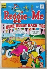 Reggie & Me #42 - Archie Comics July 1970 Veronica Hugging Curves Racing Cover 