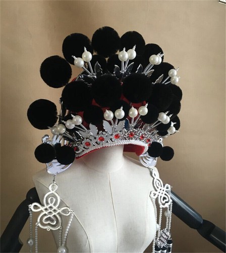 Chinese Drama Peking Opera Crown Headdress Fancy Dress Cosplay Phoenix Coronet - Picture 2 of 36
