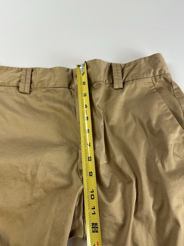 Lauren Ralph Lauren Womens Chino Khaki Shorts Size 10 Beige Cotton Flat Front - Picture 5 of 7