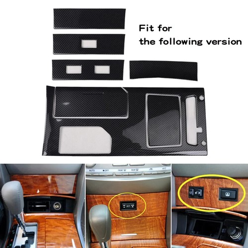 For Toyota Camry 6th 2006-2011 ABS Carbon Fiber Interior Cover Trims Stickers - Picture 16 of 36